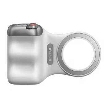 TELESIN magnetický MagSafe grip držiak s Bluetooth diaľkovým spúšťačom pre iPhone / P5-mp-001wh
