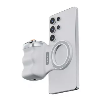 TELESIN magnetický MagSafe grip držiak s Bluetooth diaľkovým spúšťačom pre iPhone / P5-mp-001wh