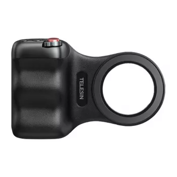 TELESIN Magnetic MagSafe Grip Holder s Bluetooth diaľkovým ovládačom pre iPhone / P5-mp-001bk
