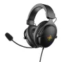 Deltaco GAM-190 herný headset proteinová koža 3,5 mm kábel čierny