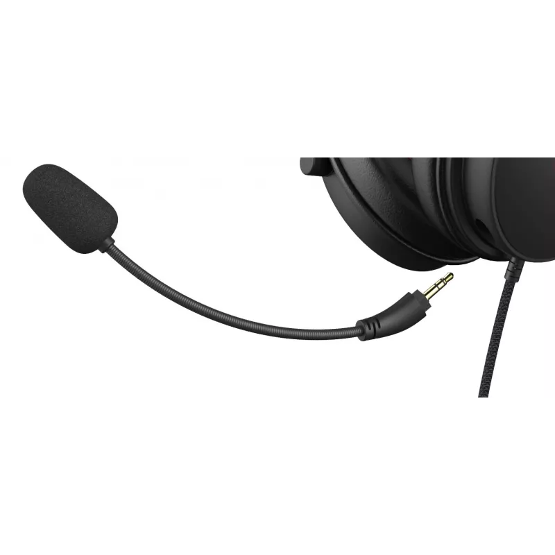 Deltaco GAM-190 herný headset proteinová koža 3,5 mm kábel čierny