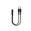 Deltaco GAM-190 herný headset proteinová koža 3,5 mm kábel čierny