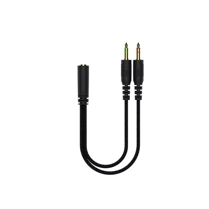 Deltaco GAM-190 herný headset proteinová koža 3,5 mm kábel čierny