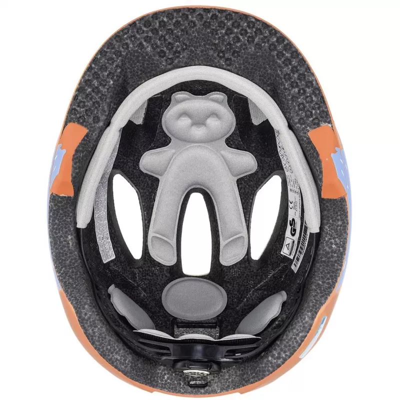 Detská cyklistická prilba UVEX Oyo Style – veľkosť 50–54 cm, farba Monster Papaya (mat)