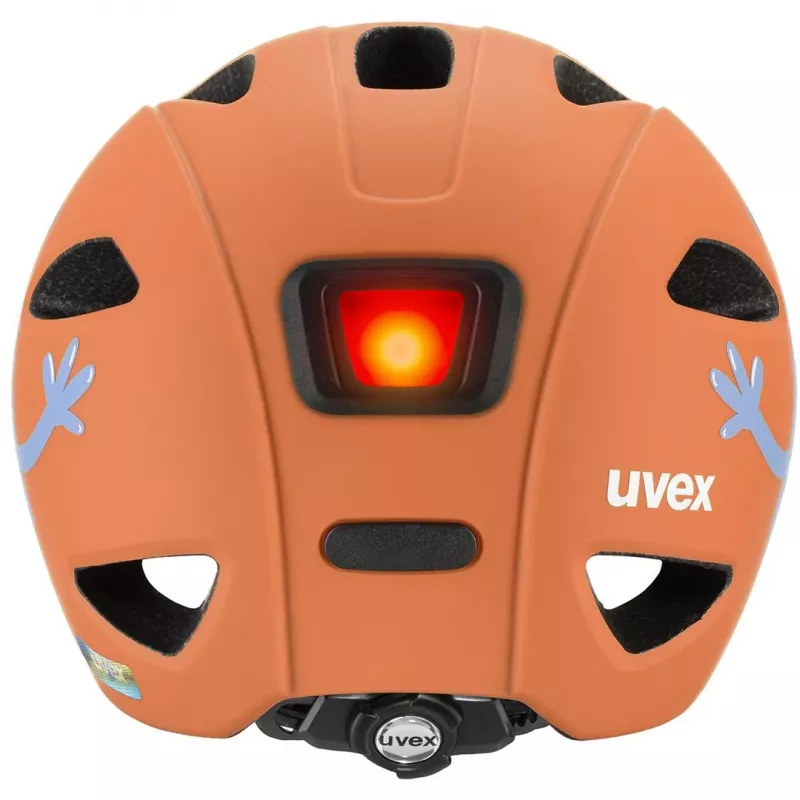 Detská cyklistická prilba UVEX Oyo Style – veľkosť 50–54 cm, farba Monster Papaya (mat)