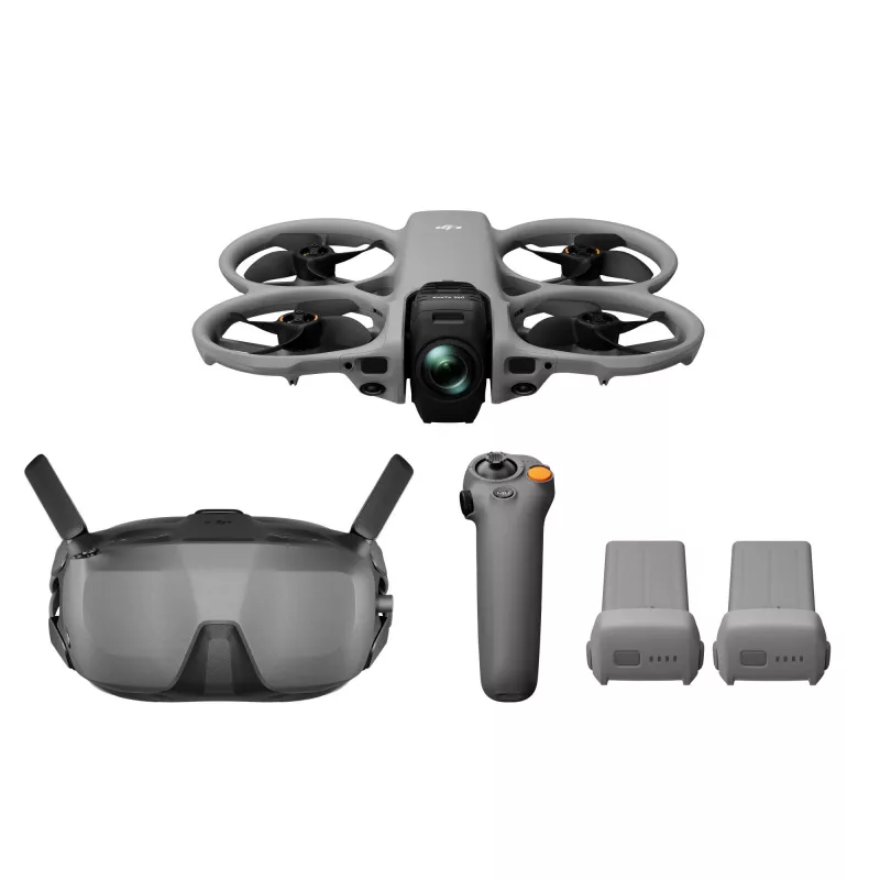 DJI Avata 360 Motion Fly More Combo s Goggles N3 – 64 MP 360° kamera dron so 4 rotormi
