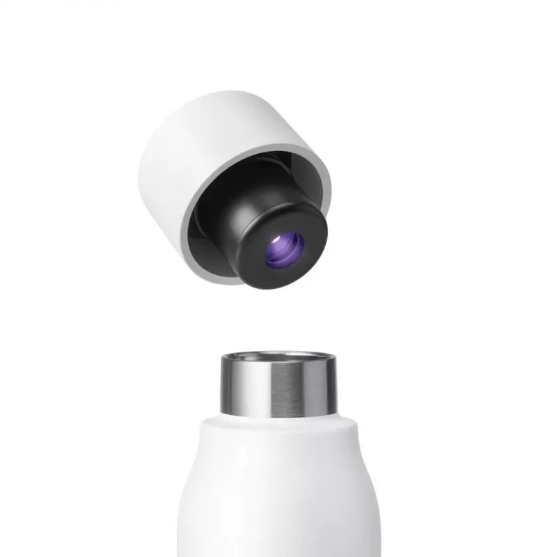 LARQ Bottle PureVis - samoočistiacа fľaša, UV-C svetlo 500ml (granite white)