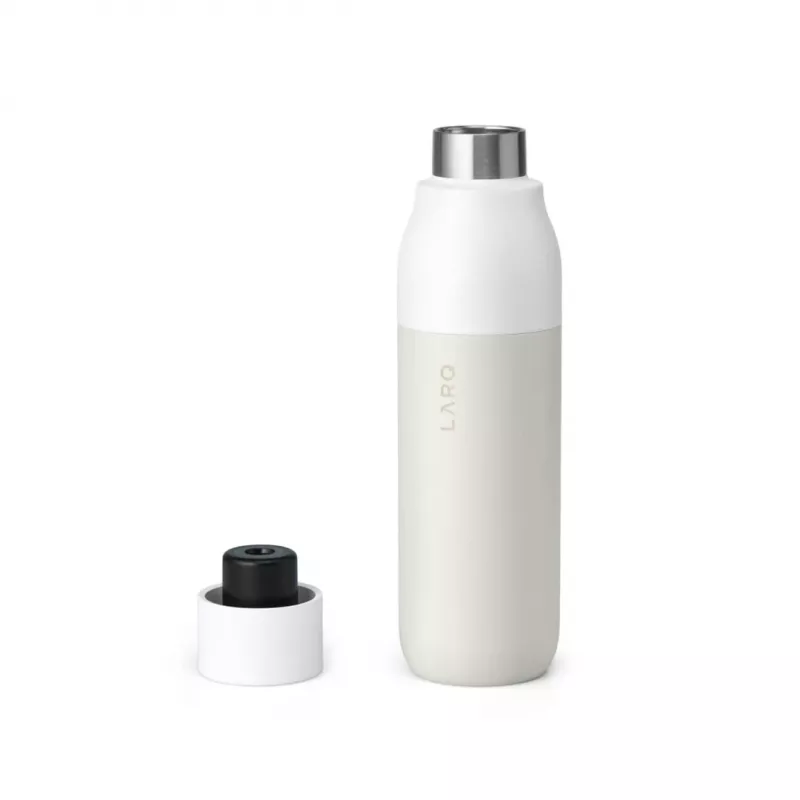 LARQ Bottle PureVis - samoočistiacа fľaša, UV-C svetlo 500ml (granite white)