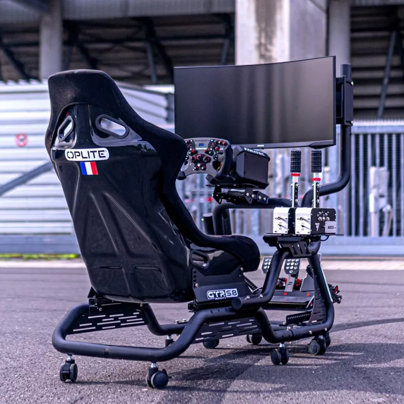 OPLITE Cockpit GTR S8 Infinity čierna maloobchod (dodávka špedíciou)