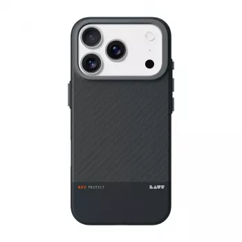 Laut Kev Protect - puzdro so stojanom pre iPhone 17 Pro kompatibilné s MagSafe (čierna)