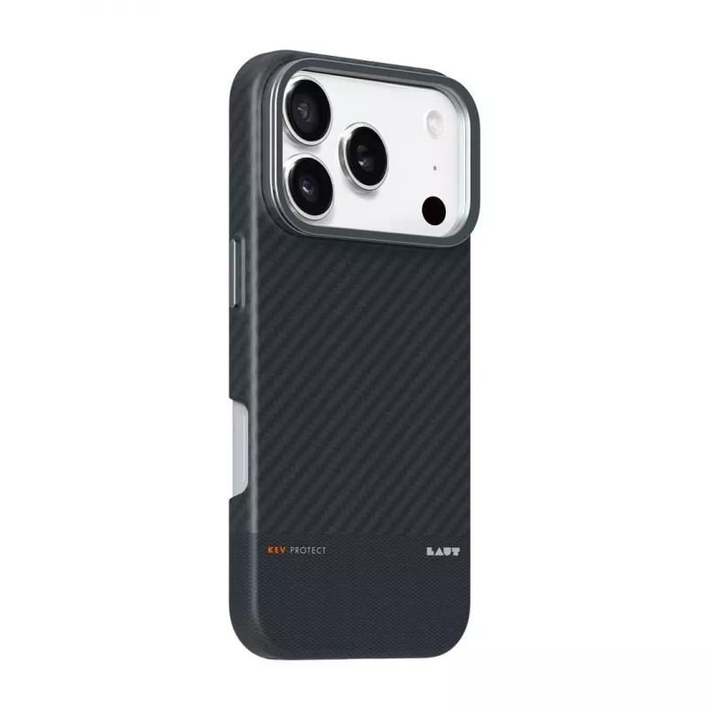 Laut Kev Protect - puzdro so stojanom pre iPhone 17 Pro kompatibilné s MagSafe (čierna)