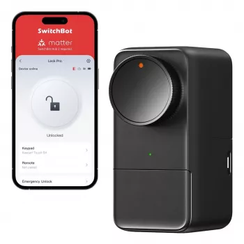 SwitchBot Smart Lock Pro elektronický zámok dverí čierny