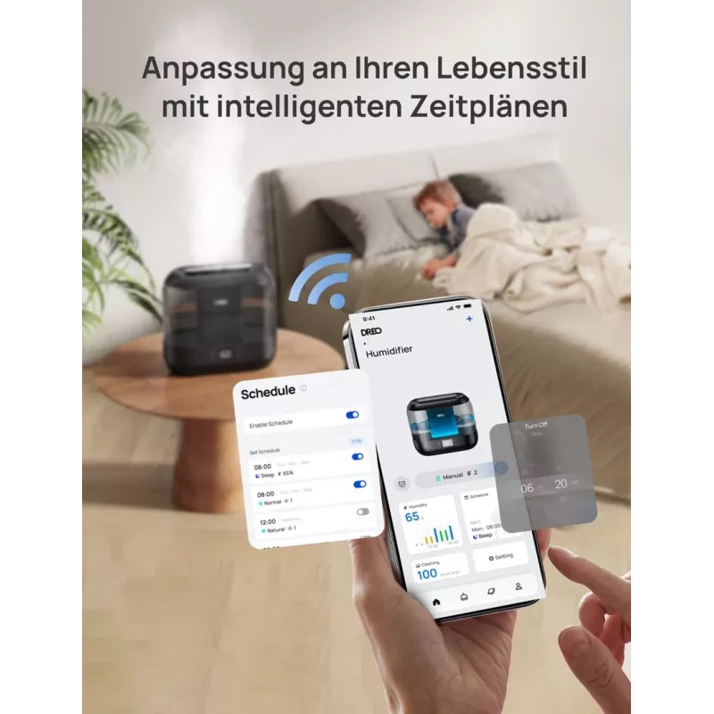 Dreo - zvlhčovač vzduchu 420S 4L, 36h, 420 - Smart