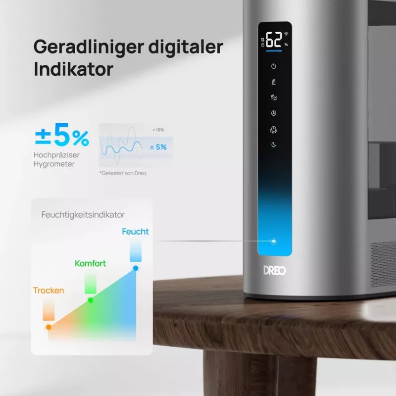 Dreo - zvlhčovač vzduchu 813S, 6L, 48h, 813 - Smart