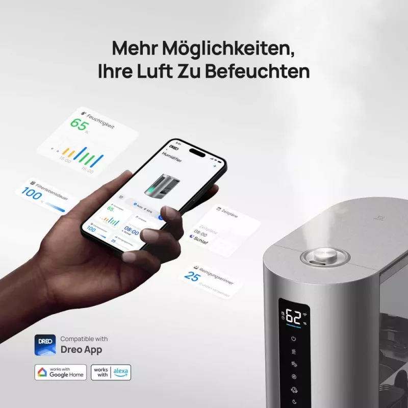 Dreo - zvlhčovač vzduchu 813S, 6L, 48h, 813 - Smart