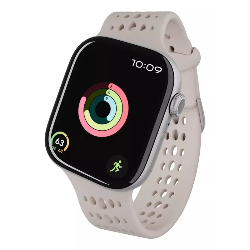 Decoded Silicone Ares O Band – silikónový remienok pre Apple Watch 40/42 mm (clay)