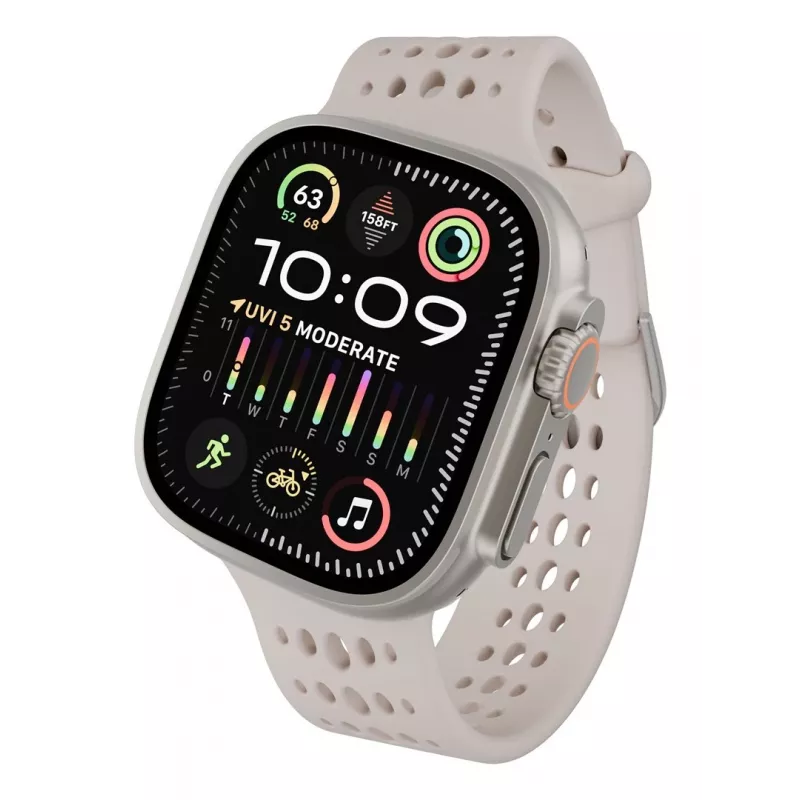 Decoded Silicone Ares O Band – silikónový remienok pre Apple Watch 44/46/49 mm (ton)
