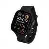 Decoded Silicone Ares Splice Band - silikónový remienok pre Apple Watch 44/46/49 mm (čierna)