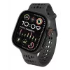 Decoded Silicone Ares O Band - silikónový remienok pre Apple Watch 44/46/49 mm (čierna)