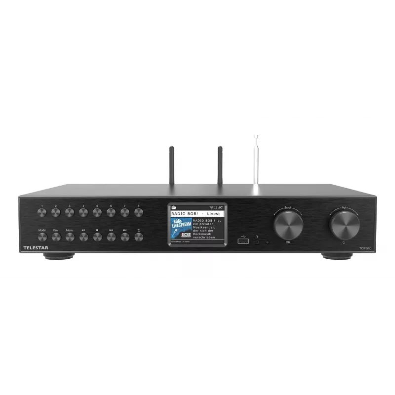 Telestar TOP 500 čierne multifunkčné rádio HiFi komponent (5700500)