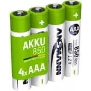 Ansmann 1x4 NiMH batéria Micro AAA Typ 850 800 mAh maxE - batéria - Micro (AAA) (1311-0024)