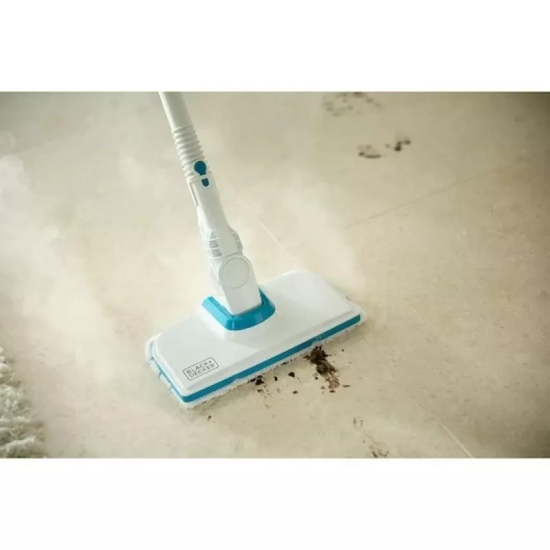 Black & Decker BHSMP2314-QS parný čistič valcový parný čistič 1,2 L 2300 W modrá, biela