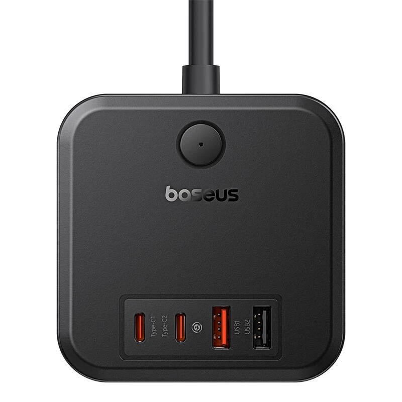 Baseus PowerCombo univerzálna predlžovacia zásuvka vnútorná čierna