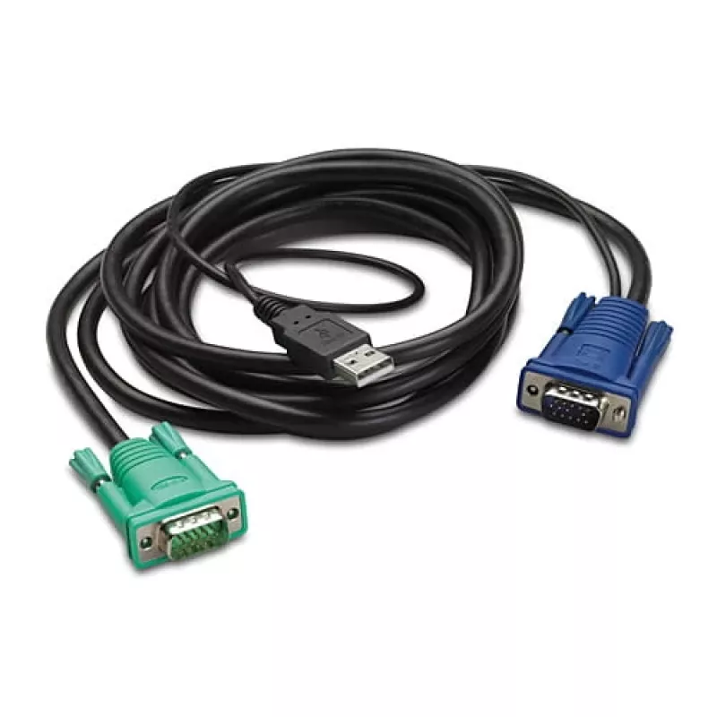 APC kábel pre klávesnicu/video/myš (KVM) – USB, HD-15 (VGA)