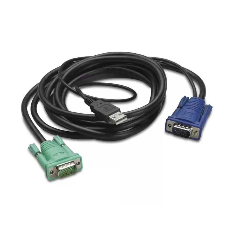 APC kábel pre klávesnicu/video/myš (KVM) – USB, HD-15 (VGA)