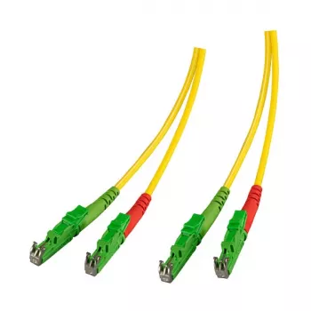 EFB R&M duplexný patch kábel E2000/APC-E2000/APC OS2 20m LSZH 3mm žltý G657A1 Grade C