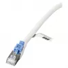 EFB RJ45 patch kábel Cat.6A S/FTP LSZH BC AWG26 uzamykateľný biely 0,5m