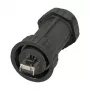 EFB Elektronik IP68FST6AB - káblová priechodka pre RJ45 konektor na montáž v teréne, 6,5 - 9,0mm