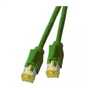 EFB RJ45 patch kábel Cat.6A S/FTP LSZH Draka UC900 TM31 zelený 0,25 m