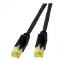 EFB RJ45 patch kábel Cat.6A S/FTP LSZH Draka UC900 TM31 čierny 50m