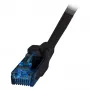 EFB RJ45 patch kábel Cat.6A U/UTP LSZH Premium 500MHz čierny 7,5m