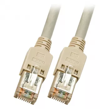EFB RJ45 patch kábel Cat.5e F/UTP LSZH Draka UC300 TM11 sivý 0,25m