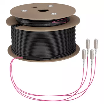 EFB trunk kábel U-DQ(ZN)BH OM4 4G (1x4) SC-SC 200m Dca LSZH