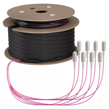 EFB trunk kábel U-DQ(ZN)BH OM4 8G (1x8) SC-SC 170m Dca LSZH
