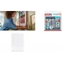 tesa Powerstrips CLICK suché zip pásky MEDIUM Slim, biela na upevnenie obrázkov a plochých nástenných dekorácií, - 1 ks (77721-00030)