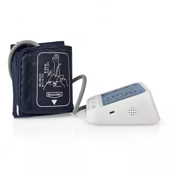 Tlakomer Nedis SmartLife BTHBP10WT LCD 22-42 cm