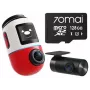 Autokamera 70mai X800 Omni 4K/GPS/WiFi Dual červená + karta SD 70mai 128GB