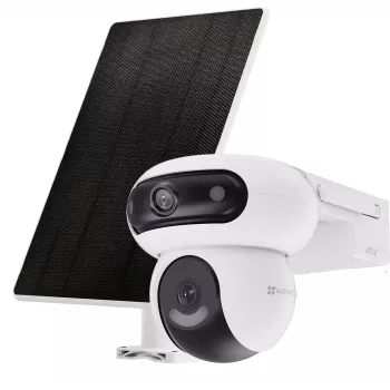 IP kamera Ezviz HB90X Dual 4G Wi-Fi Kit 4MP+4MP so solárnym panelom 8W