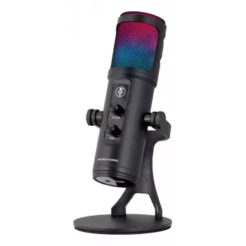 Deltaco Gaming RGB streamovací mikrofón čierny