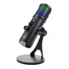 Deltaco Gaming RGB streamovací mikrofón čierny