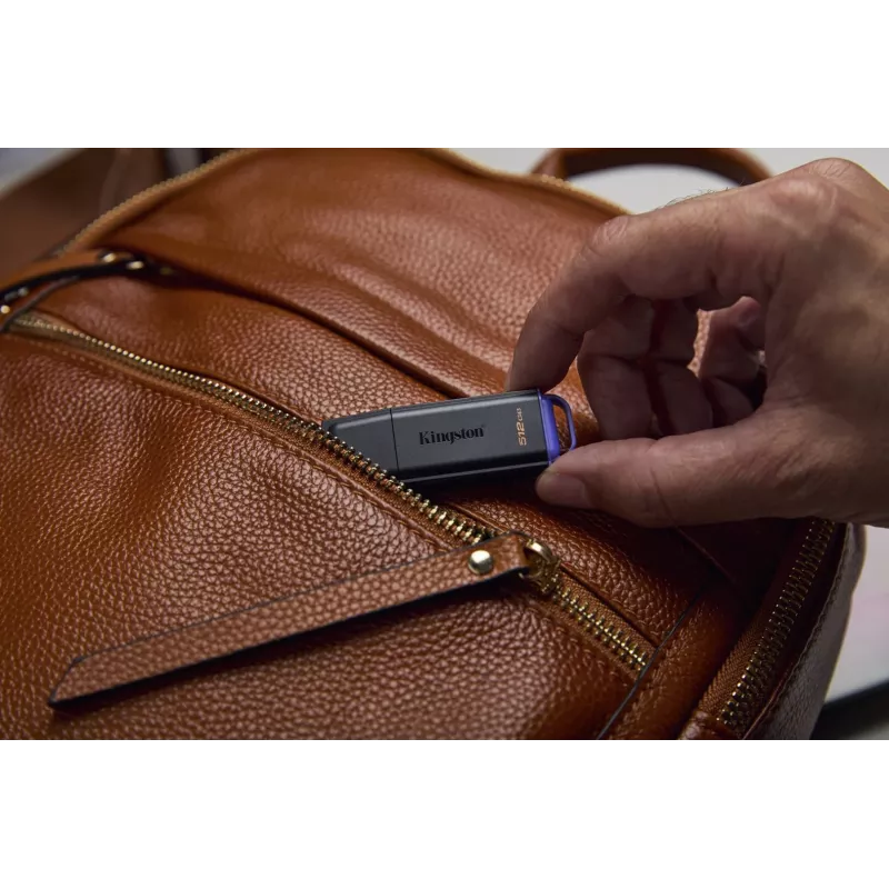 Kingston Technology DataTraveler 512GB prenosný USB 3.2 Gen 1 Exodia čierna/fialová