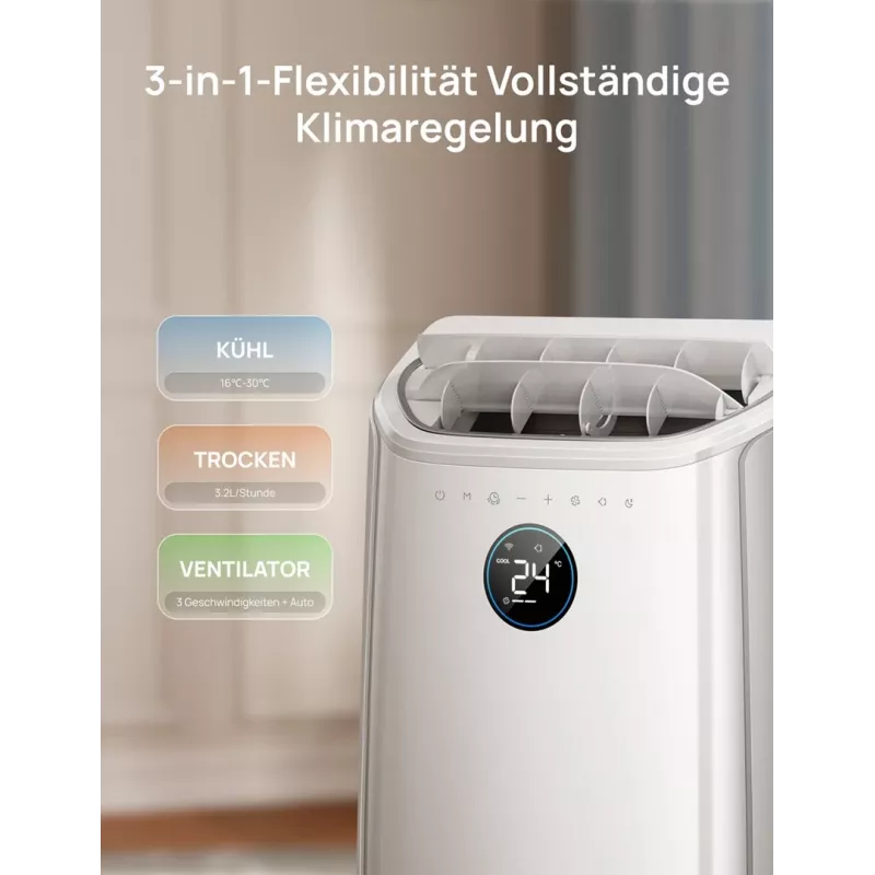 Dreo - prenosná klimatizácia, AC515 - Smart (dodanie nákladnou dopravou)