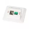 EFB multifunkčná rámová sada s 1- a 2-port adaptérom formát Keystone (HDMI, USB,