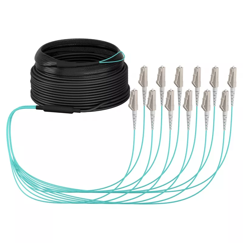 EFB trunk kábel U-DQ(ZN)BH OM3 12G (1x12) LC-LC 20m Dca LSZH