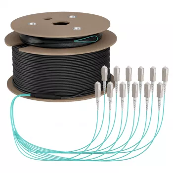 EFB trunk kábel U-DQ(ZN)BH OM3 12G (1x12) SC-SC 160m Dca LSZH