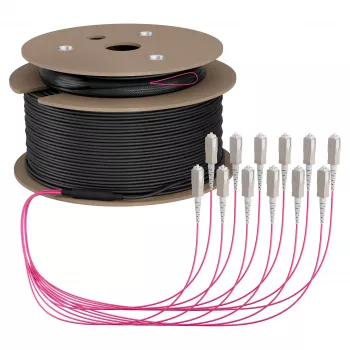 EFB Trunk kábel U-DQ(ZN)BH OM4 12G (1x12) SC-SC 170m Dca LSZH